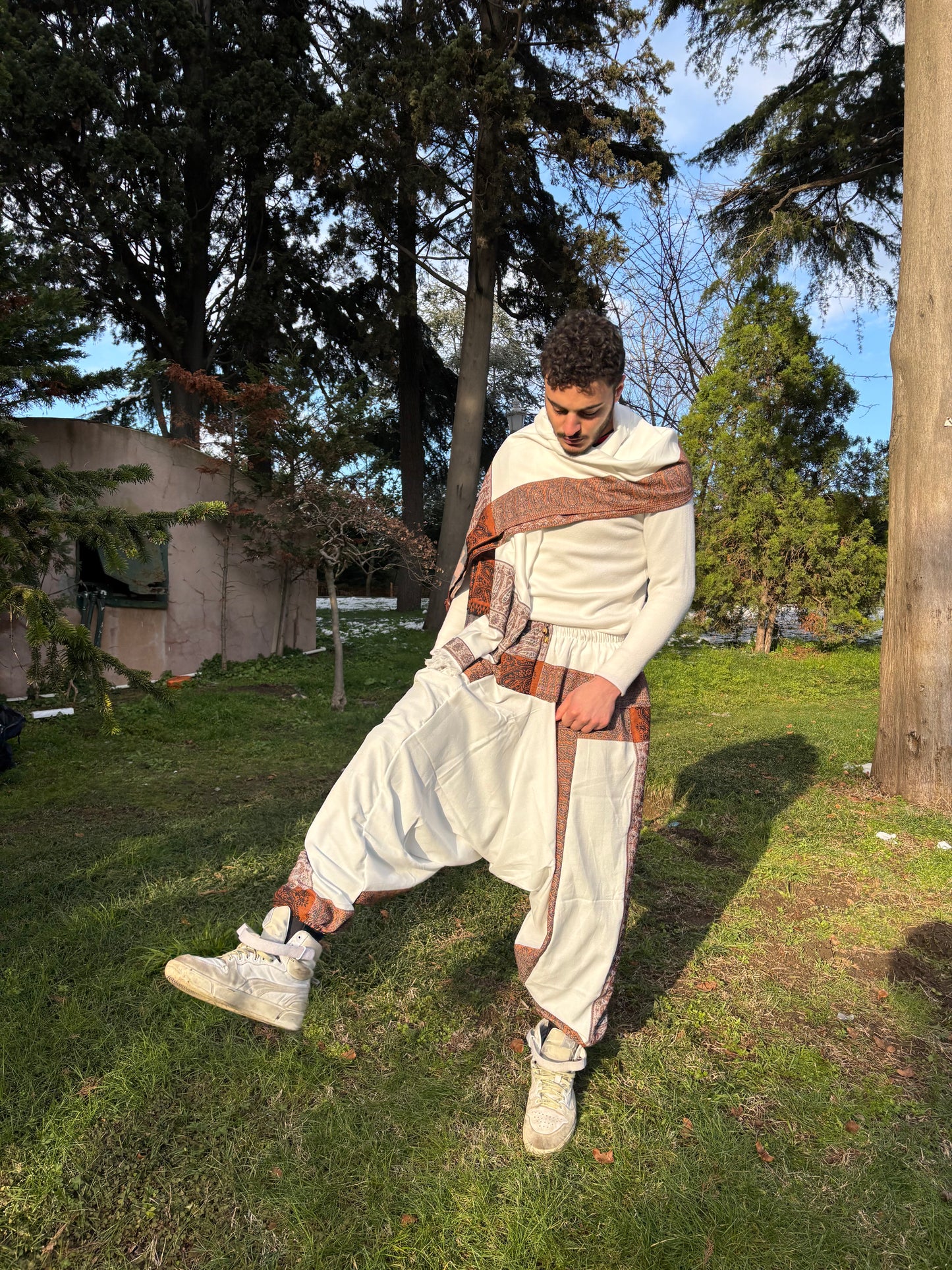 white dessert  shalvar