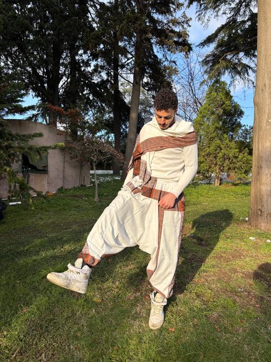 white dessert  shalvar